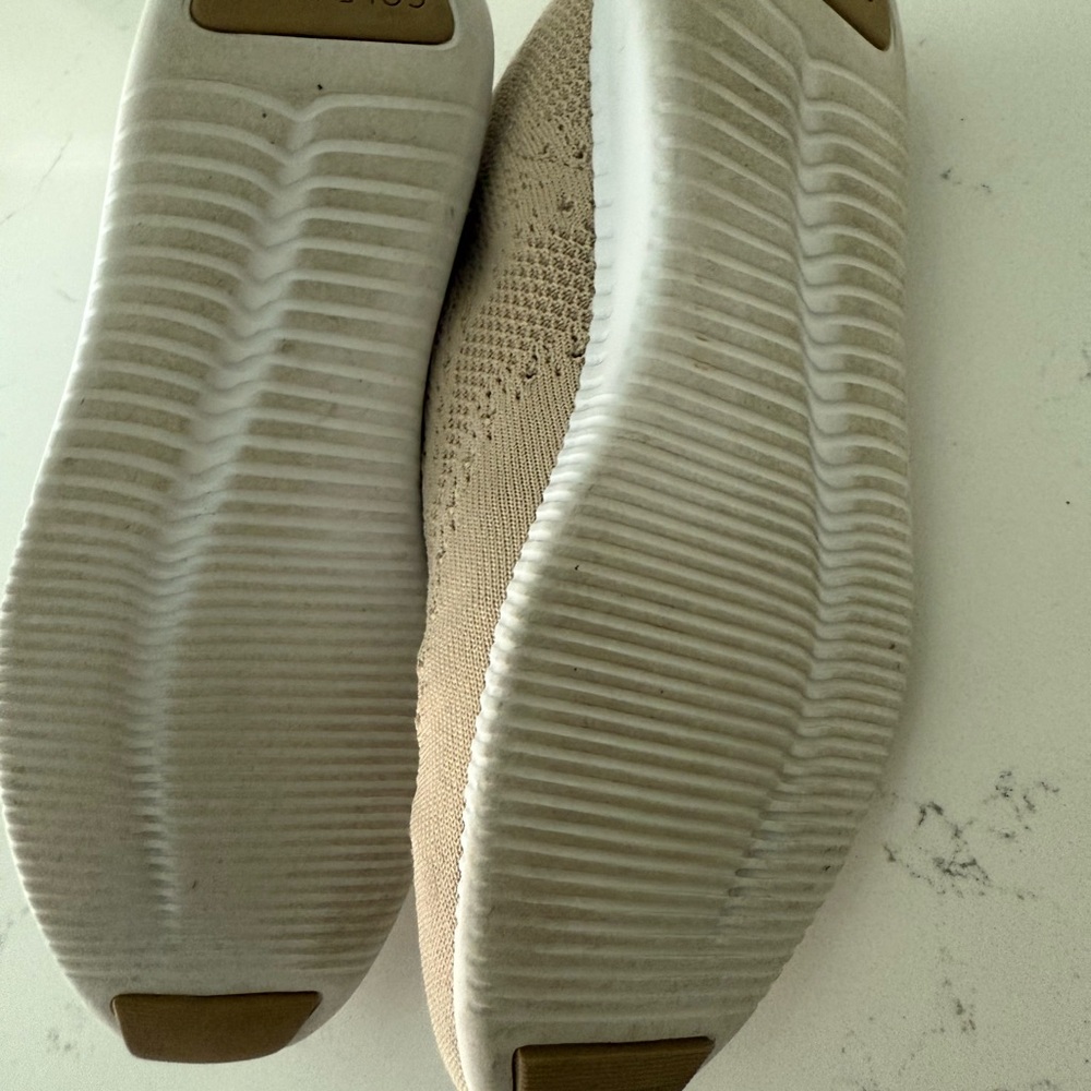 COLE HAAN Beige tan knit Sneakers zerogrand OXFORD stitchlight Merritt shoes 6.5 - Picture 7 of 7